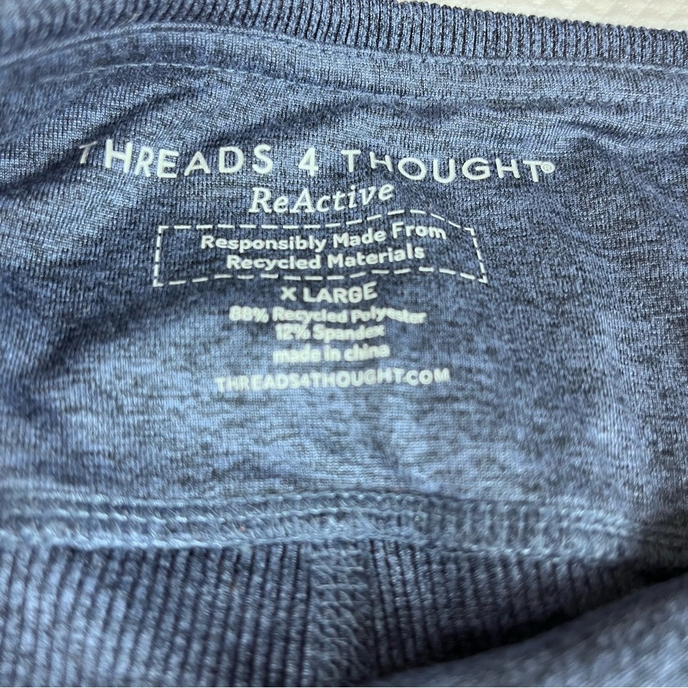 Thread for Thoughts Arielle Ribbed Performance Legging Blue XL - Picture 6 of 10